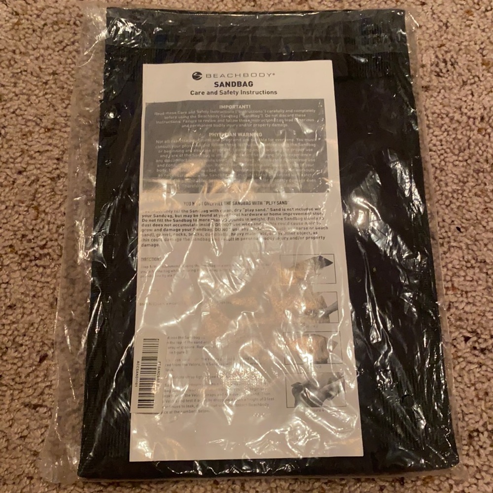Brand new beach body sandbag